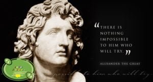 Alexander the Great image Quote